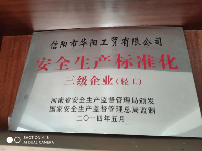 安全生產(chǎn)標(biāo)準(zhǔn)化三級(jí)企業(yè)